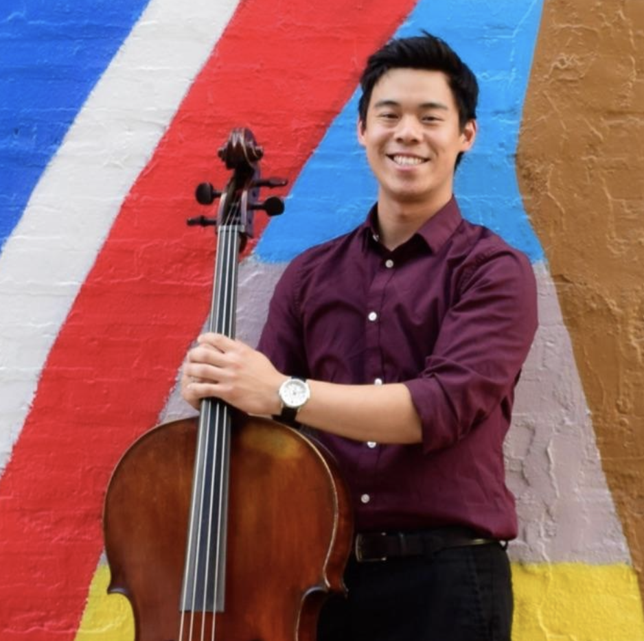 Profile photo of Alex Wu with instrument
